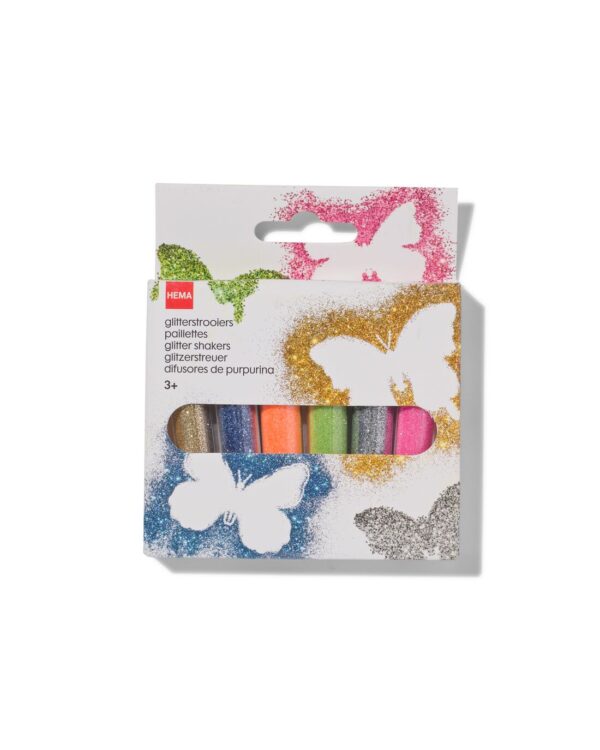 HEMA Glitterstrooiers - 6 Stuks