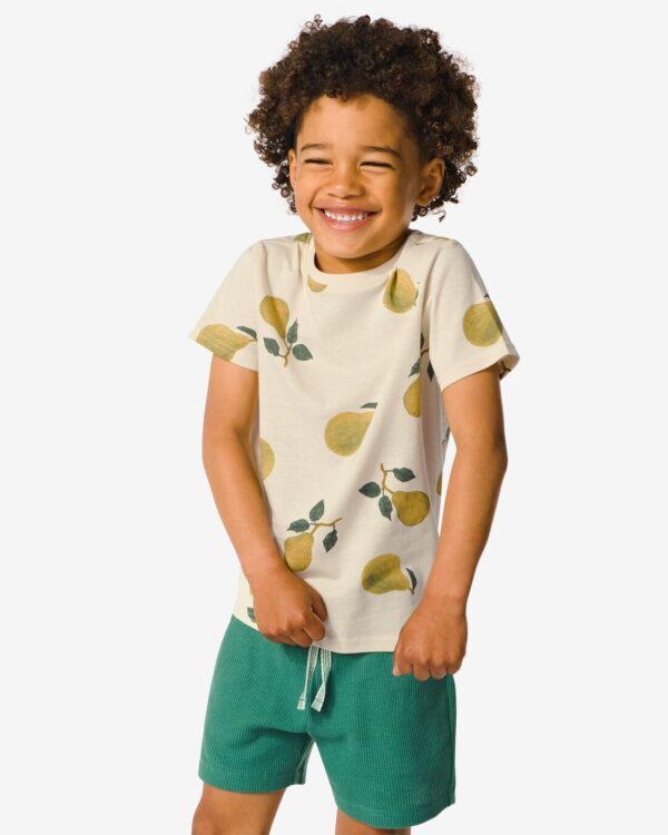 HEMA Kinder T-shirt Peren (gebroken wit)