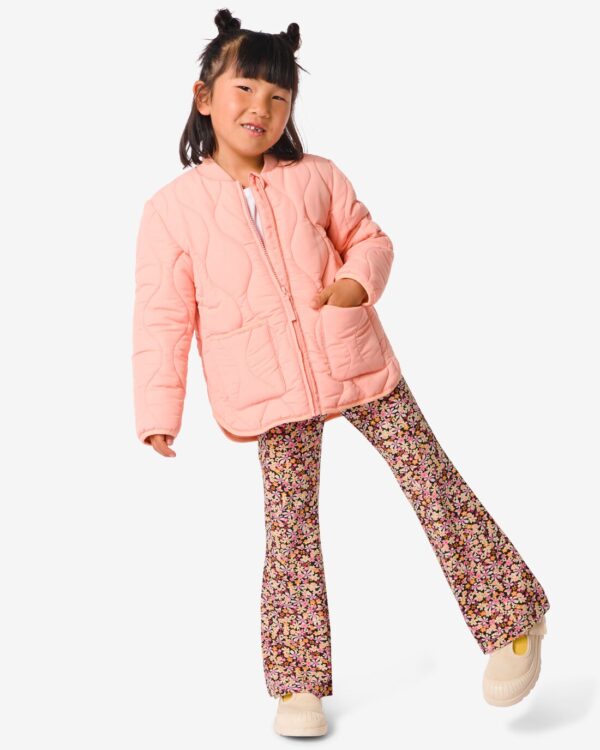 HEMA Kinder Legging Flared Bloemen (multi)